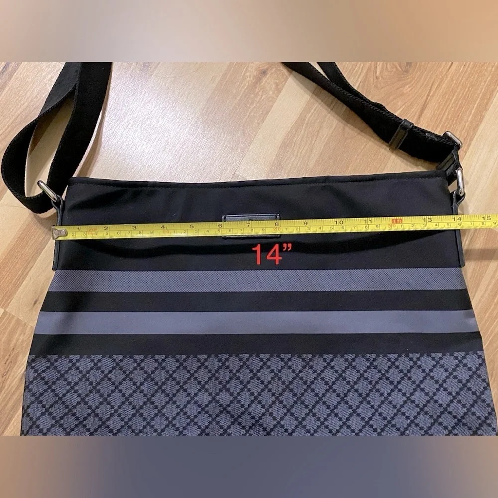 Gucci Unisex Crossbody Messenger Diamanté Nylon Shoulder Bag